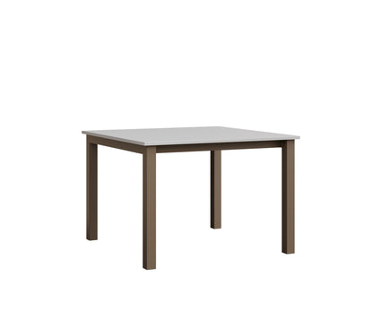 Berlin Gardens Berkley Expandable Table 42"x42" in Clay, MGP White top