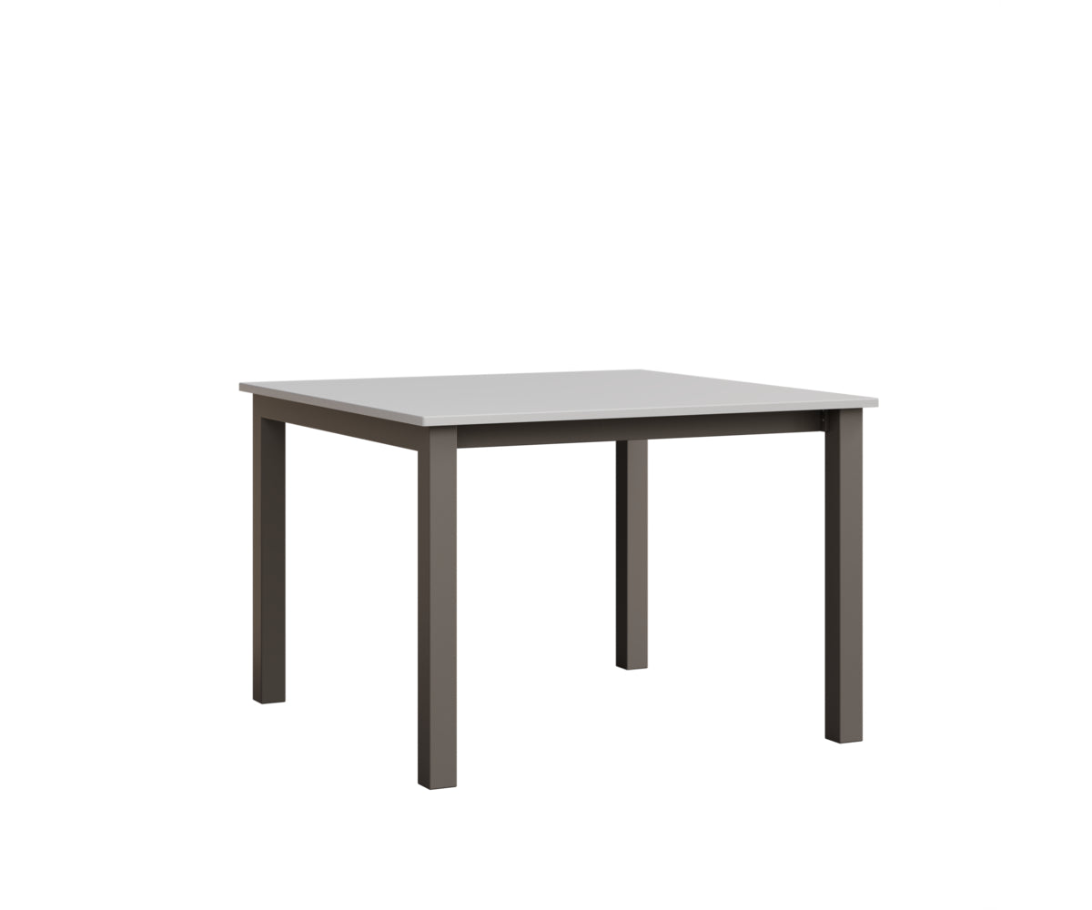 Berlin Gardens Berkley Expandable Table 42"x42" in Graphite, MGP White top