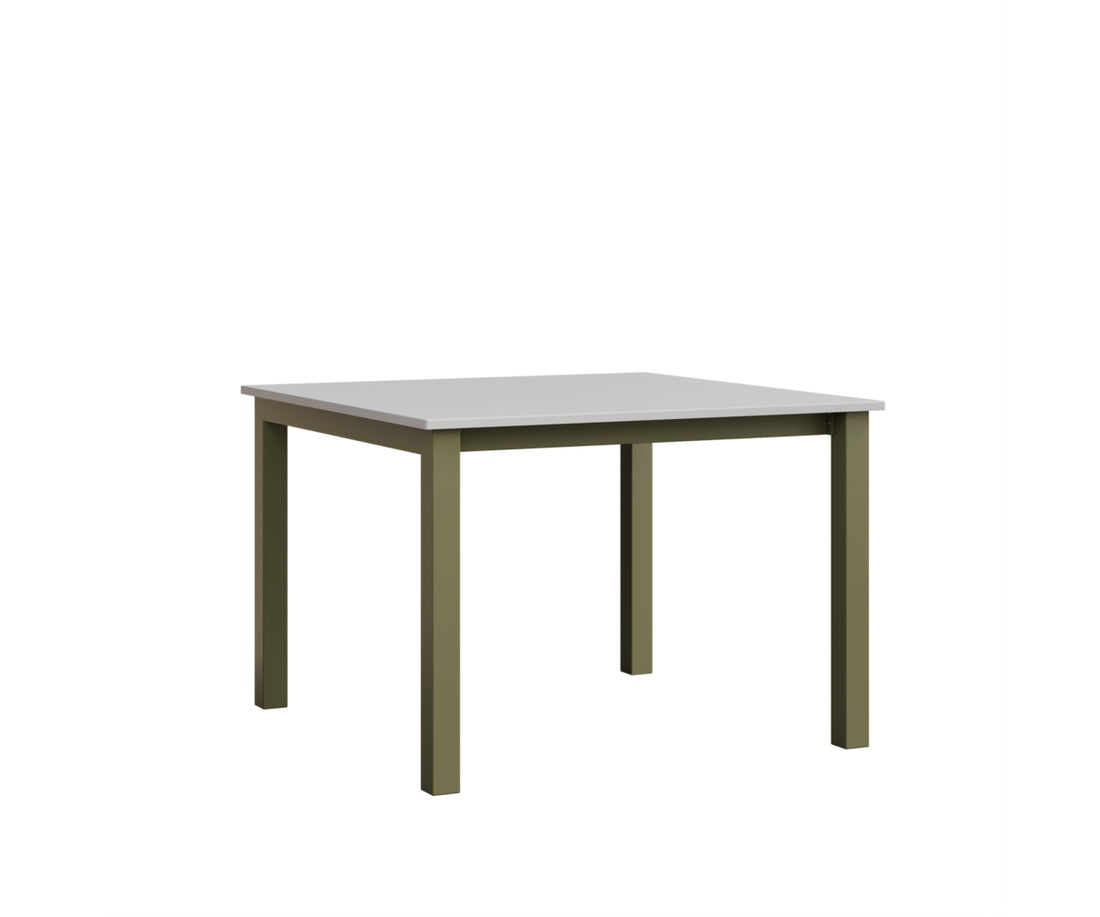 Berlin Gardens Berkley Expandable Table 42"x42" in Green Sage, MGP White top
