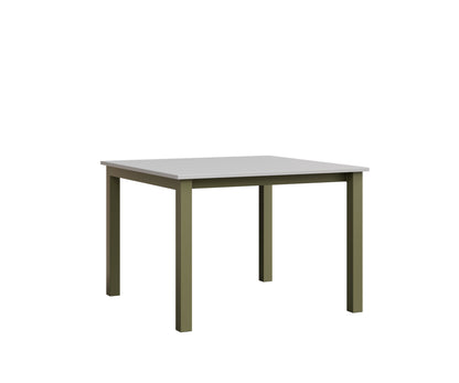 Berlin Gardens Berkley Expandable Table 42"x42" in Green Sage, MGP White top