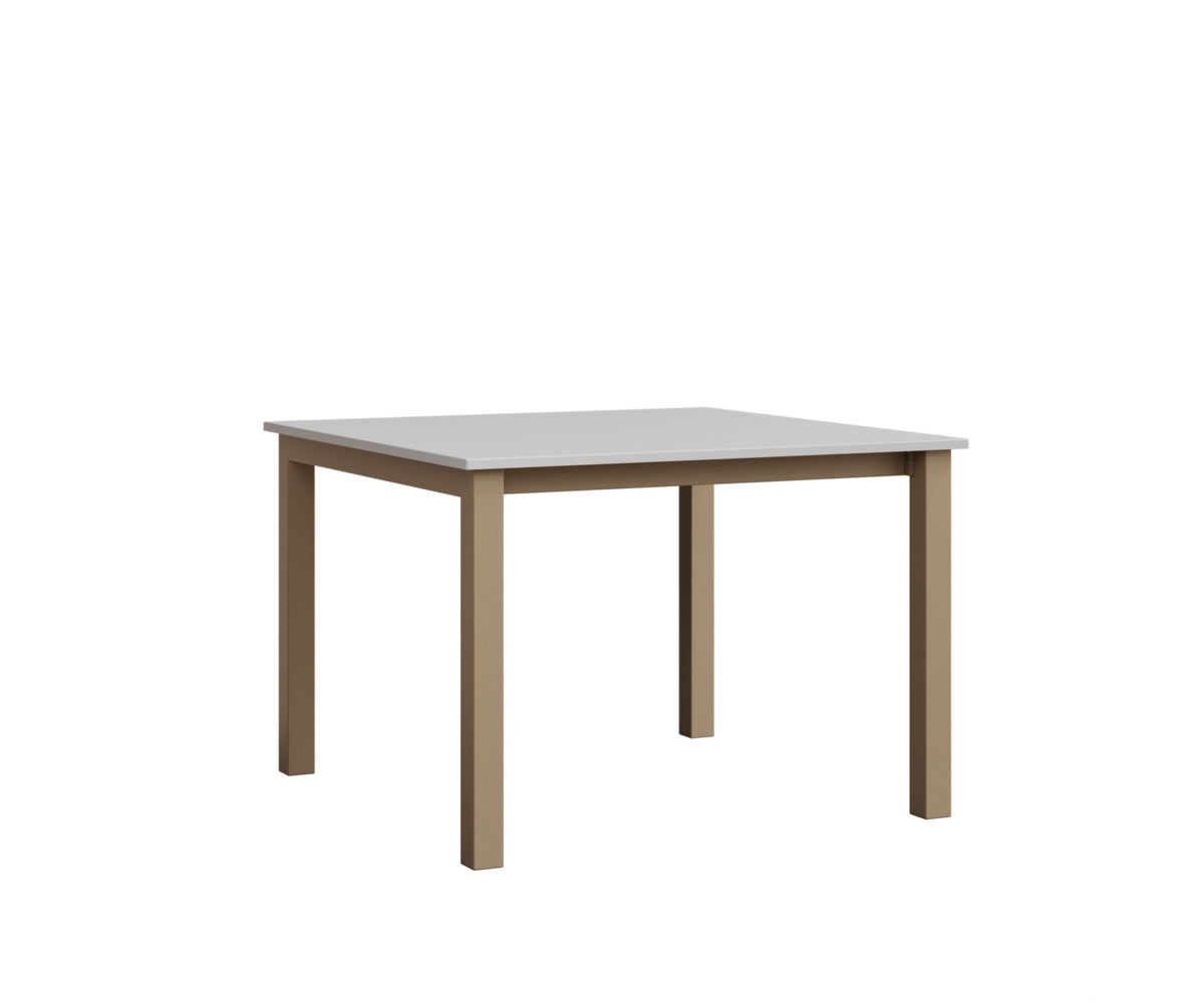 Berlin Gardens Berkley Expandable Table 42"x42" in Oak Wood Vein, MGP White top