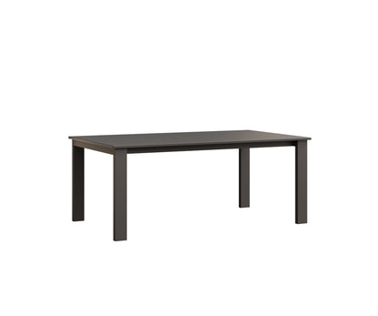 Berlin Gardens Berkley Expandable Table 42"x72" in Granite Speckle, Hammered Stainless top