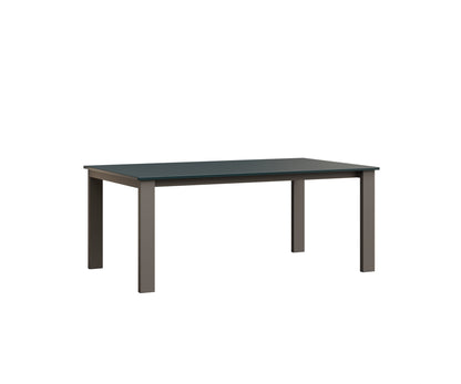 Berlin Gardens Berkley Expandable Table 42"x72" in Graphite, MGP Berry top