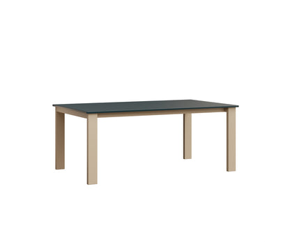 Berlin Gardens Berkley Expandable Table 42"x72" in Luna Multi, MGP Berry top