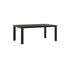 Berlin Gardens Berkley Expandable Table 42"x72" in Black, MGP Black top