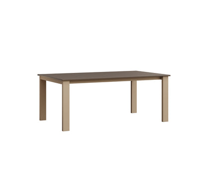 Berlin Gardens Berkley Expandable Table 42"x72" in Sahara Speckle, MGP Clay top