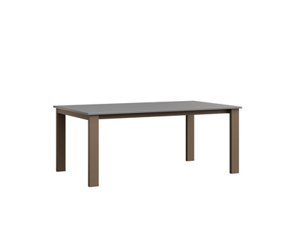 Berlin Gardens Berkley Expandable Table 42"x72" in Clay, MGP Fog top
