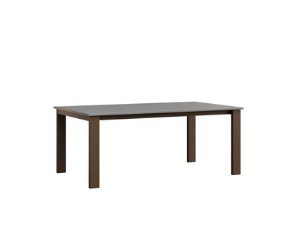 Berlin Gardens Berkley Expandable Table 42"x72" in Mesquite Wood Vein, MGP Fog top