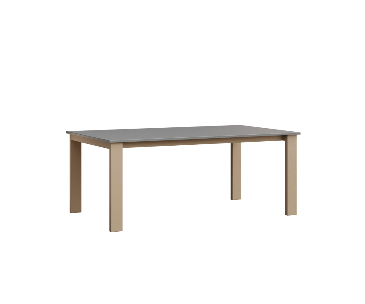 Berlin Gardens Berkley Expandable Table 42"x72" in Sahara Speckle, MGP Fog top