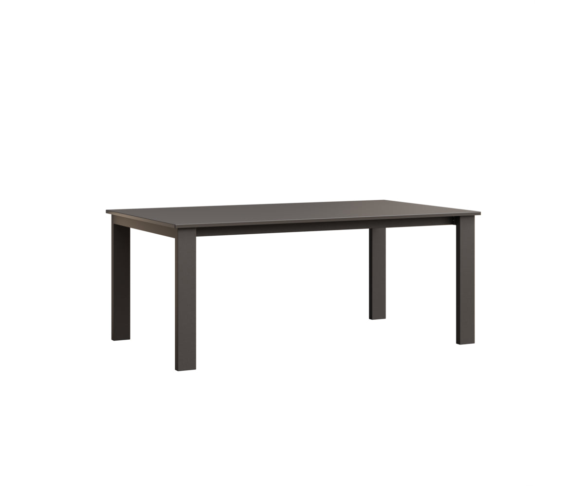 Berlin Gardens Berkley Expandable Table 42"x72" in Granite Speckle, MGP Graphite top