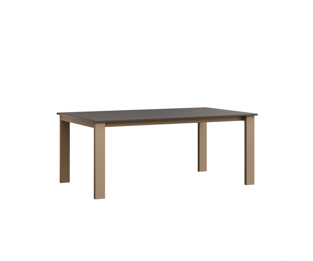 Berlin Gardens Berkley Expandable Table 42"x72" in Oak Wood Vein, MGP Graphite top