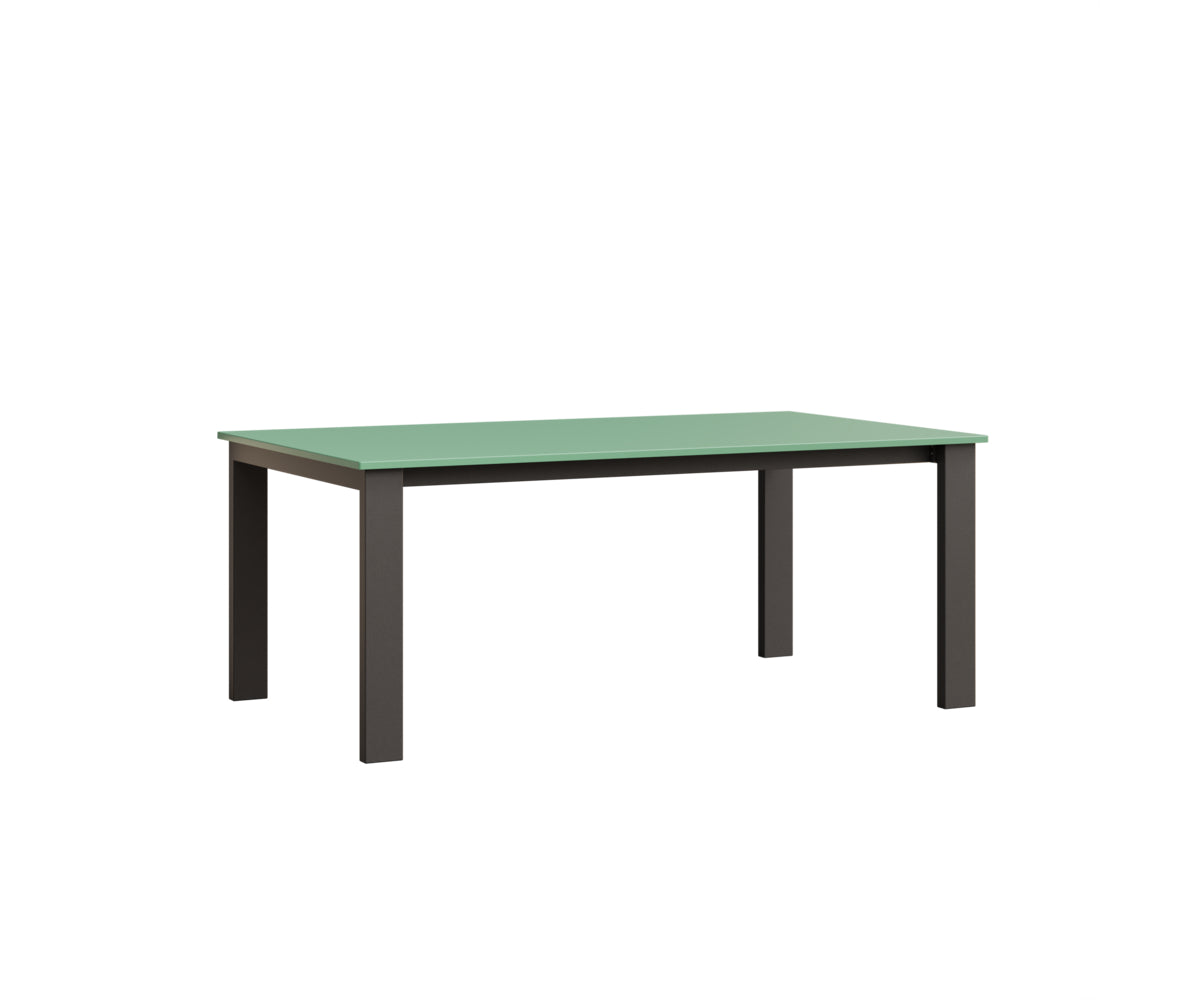 Berlin Gardens Berkley Expandable Table 42"x72" in Granite Speckle, MGP Mint top