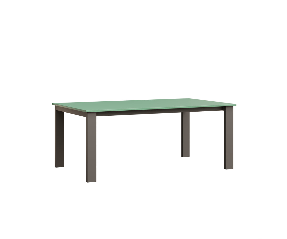 Berlin Gardens Berkley Expandable Table 42"x72" in Graphite, MGP Mint top