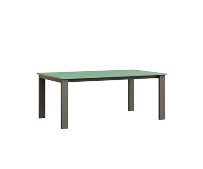Berlin Gardens Berkley Expandable Table 42"x72" in Graphite, MGP Mint top