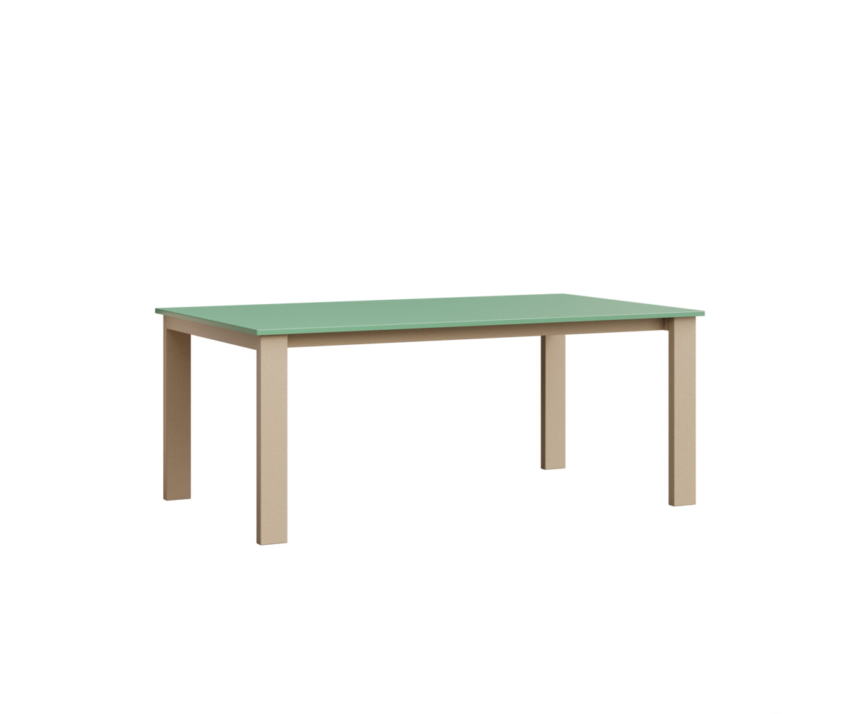 Berlin Gardens Berkley Expandable Table 42"x72" in Luna Multi, MGP Mint top