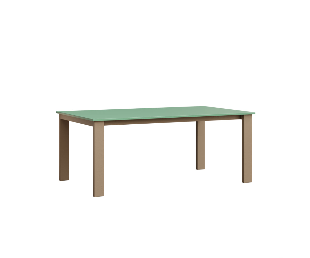 Berlin Gardens Berkley Expandable Table 42"x72" in Oak Wood Vein, MGP Mint top