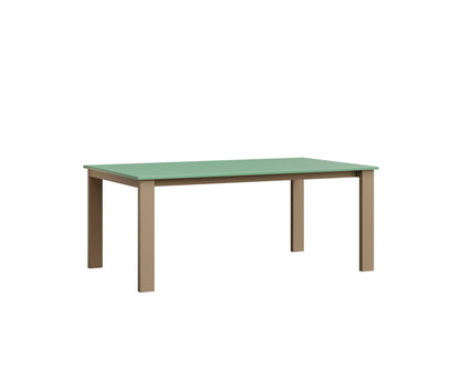 Berlin Gardens Berkley Expandable Table 42"x72" in Oak Wood Vein, MGP Mint top
