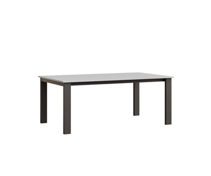 Berlin Gardens Berkley Expandable Table 42"x72" in Granite Speckle, MGP White top