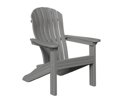 Berlin Gardens Contour Adirondack Chair in Driftwood Gray