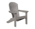 Berlin Gardens Contour Adirondack Chair in Light Gray