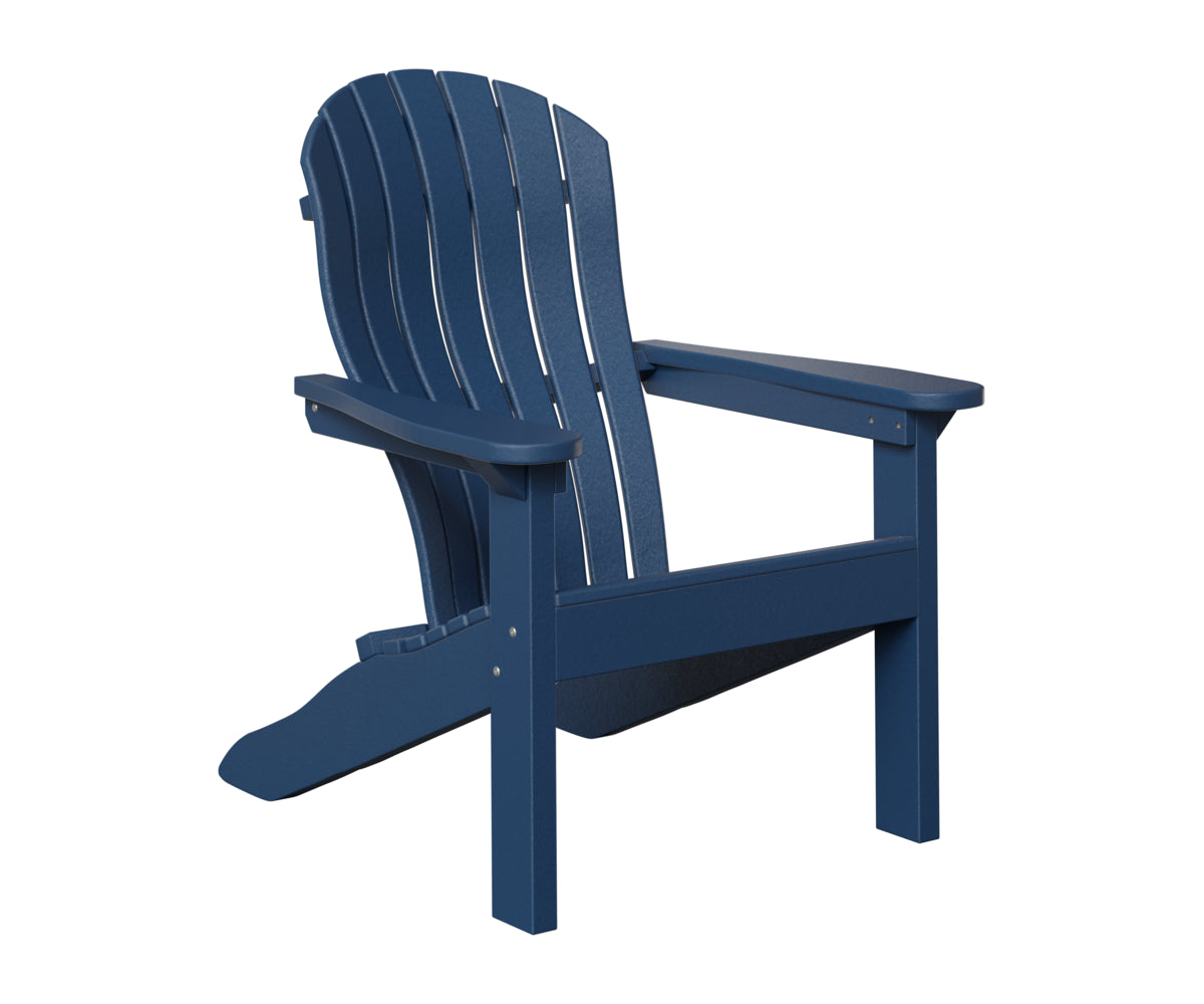Berlin Gardens Contour Adirondack Chair in Navy Blue