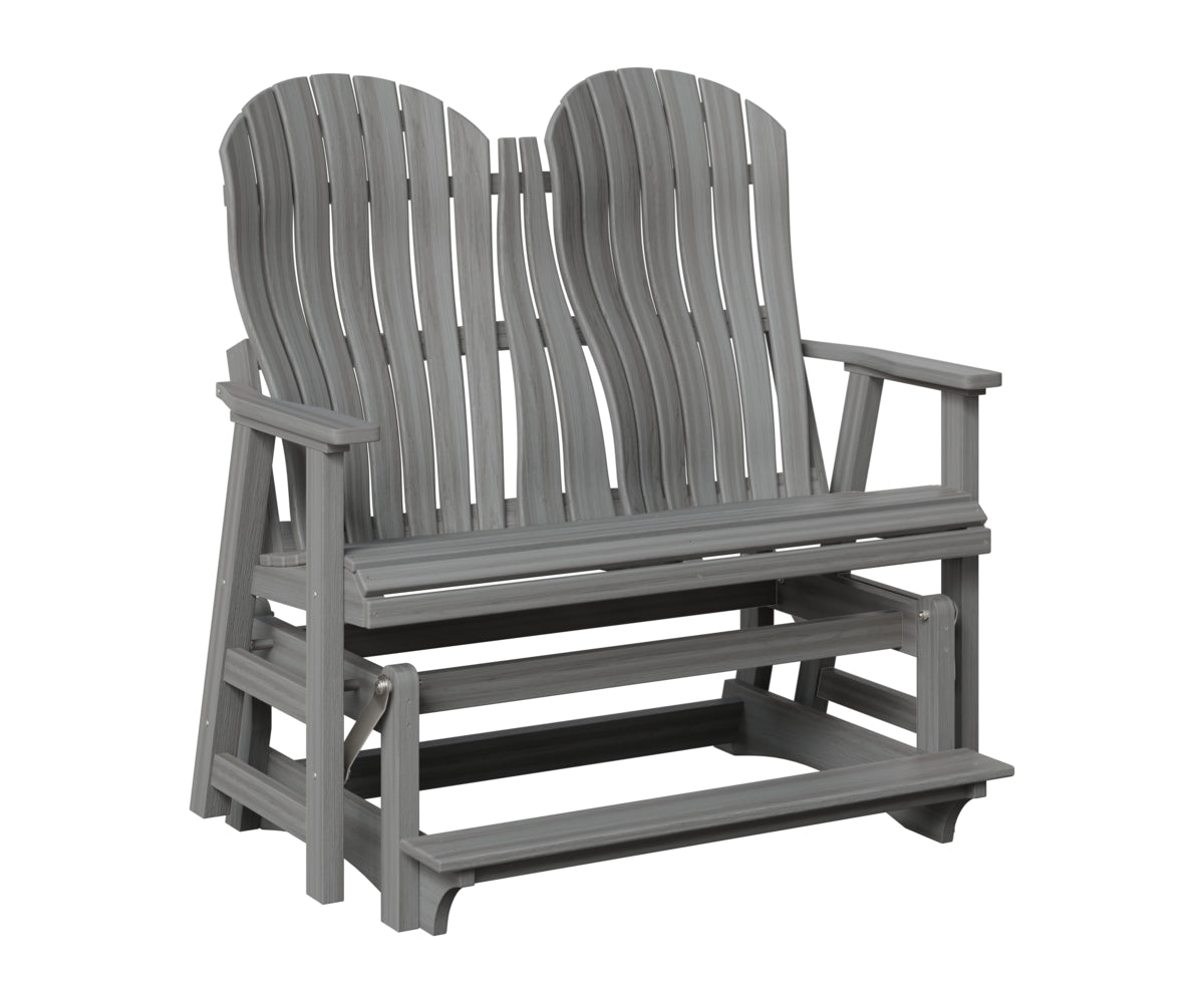 Berlin Gardens Contour Double Counter Glider in Driftwood Gray