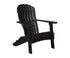 Berlin Gardens Contour Folding Adirondack in Black