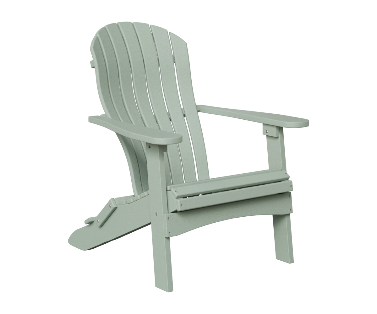 Berlin Gardens Contour Folding Adirondack in Sea Foam