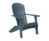 Berlin Gardens Contour Folding Adirondack in Slate