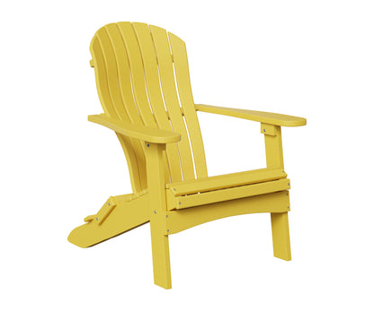 Berlin Gardens Contour Folding Adirondack in Sunburst Yellow