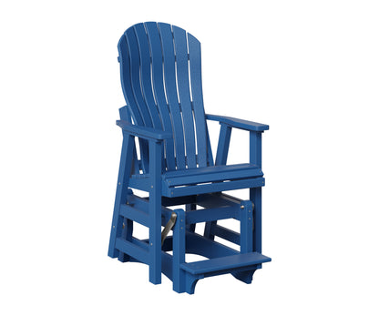 Berlin Gardens Contour Single Counter Glider in Pacific Blue