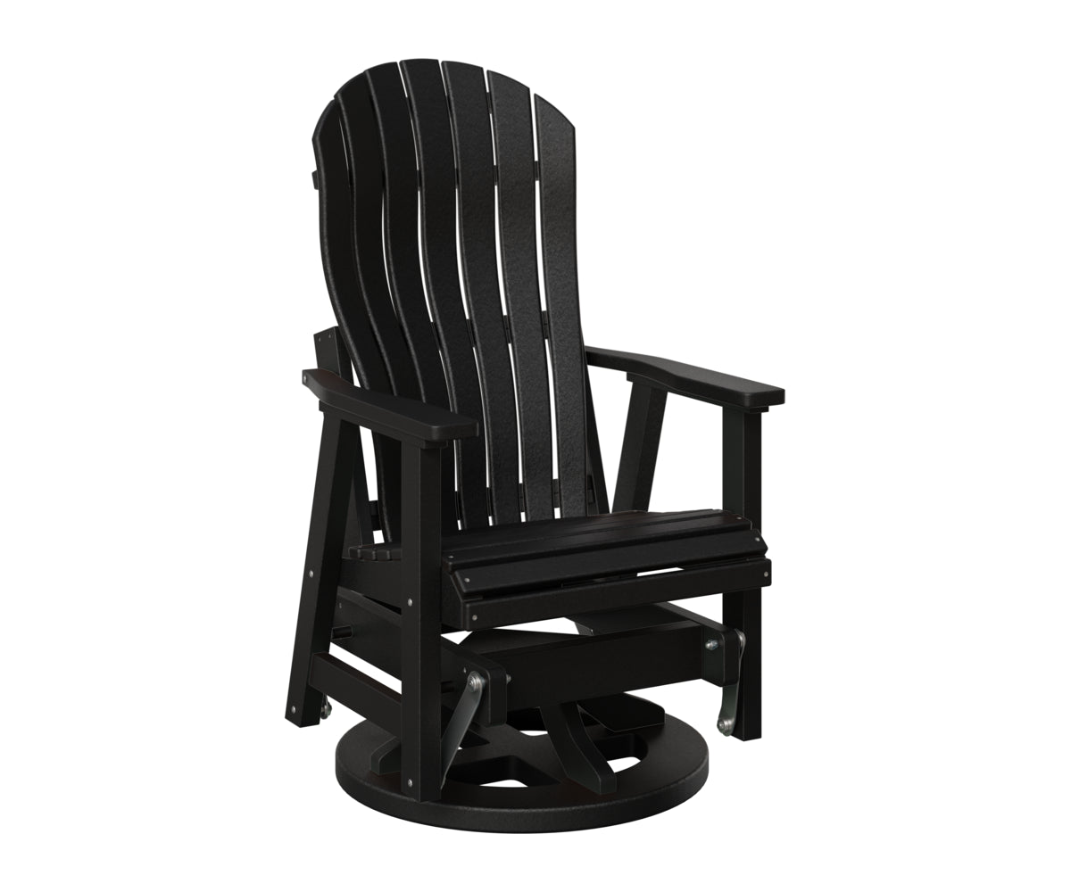 Berlin Gardens Contour Swivel Glider in Black