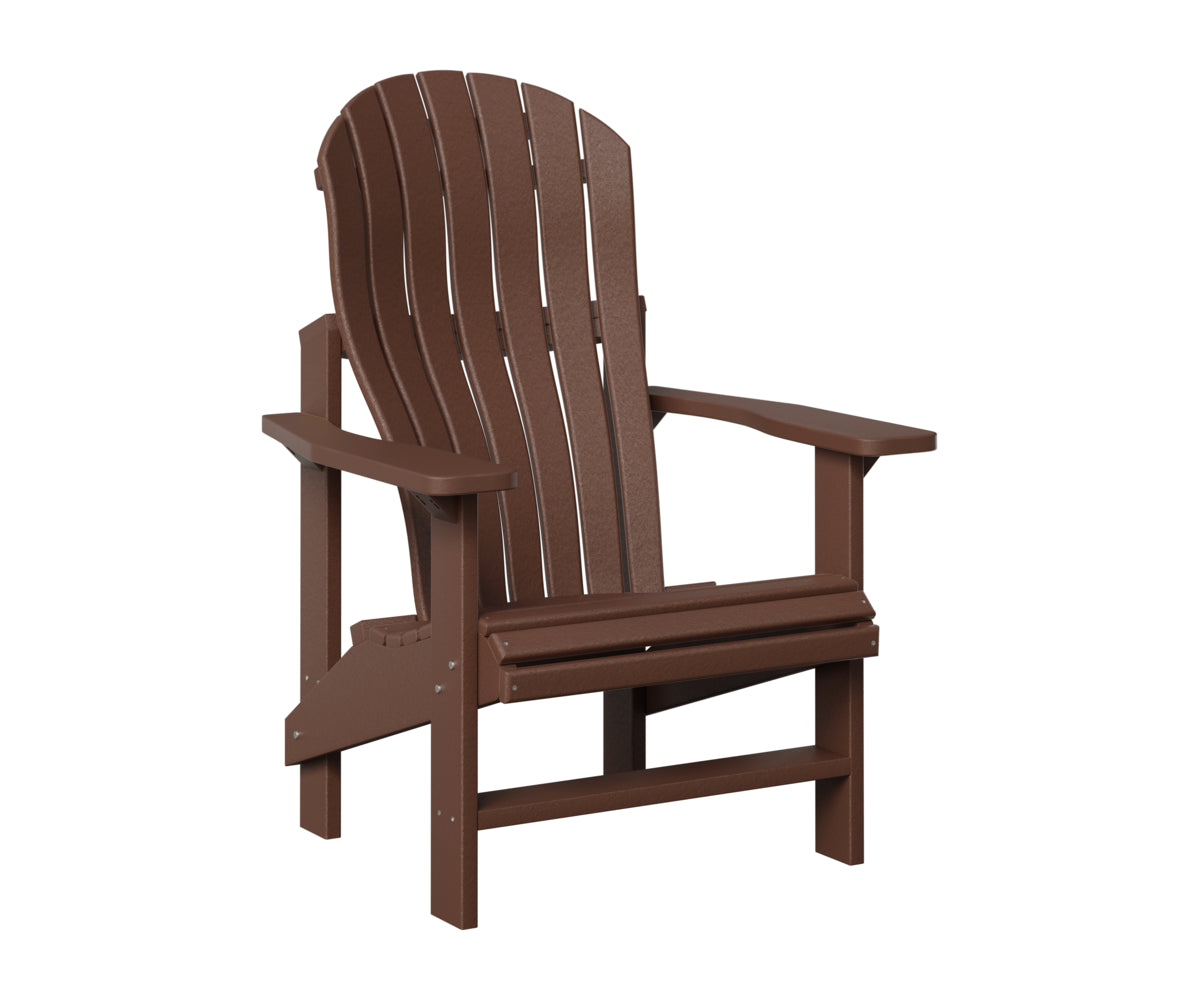 Berlin Gardens Contour Upright Adirondack in Chocolate Brown