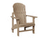 Berlin Gardens Contour Upright Adirondack in Weatherwood