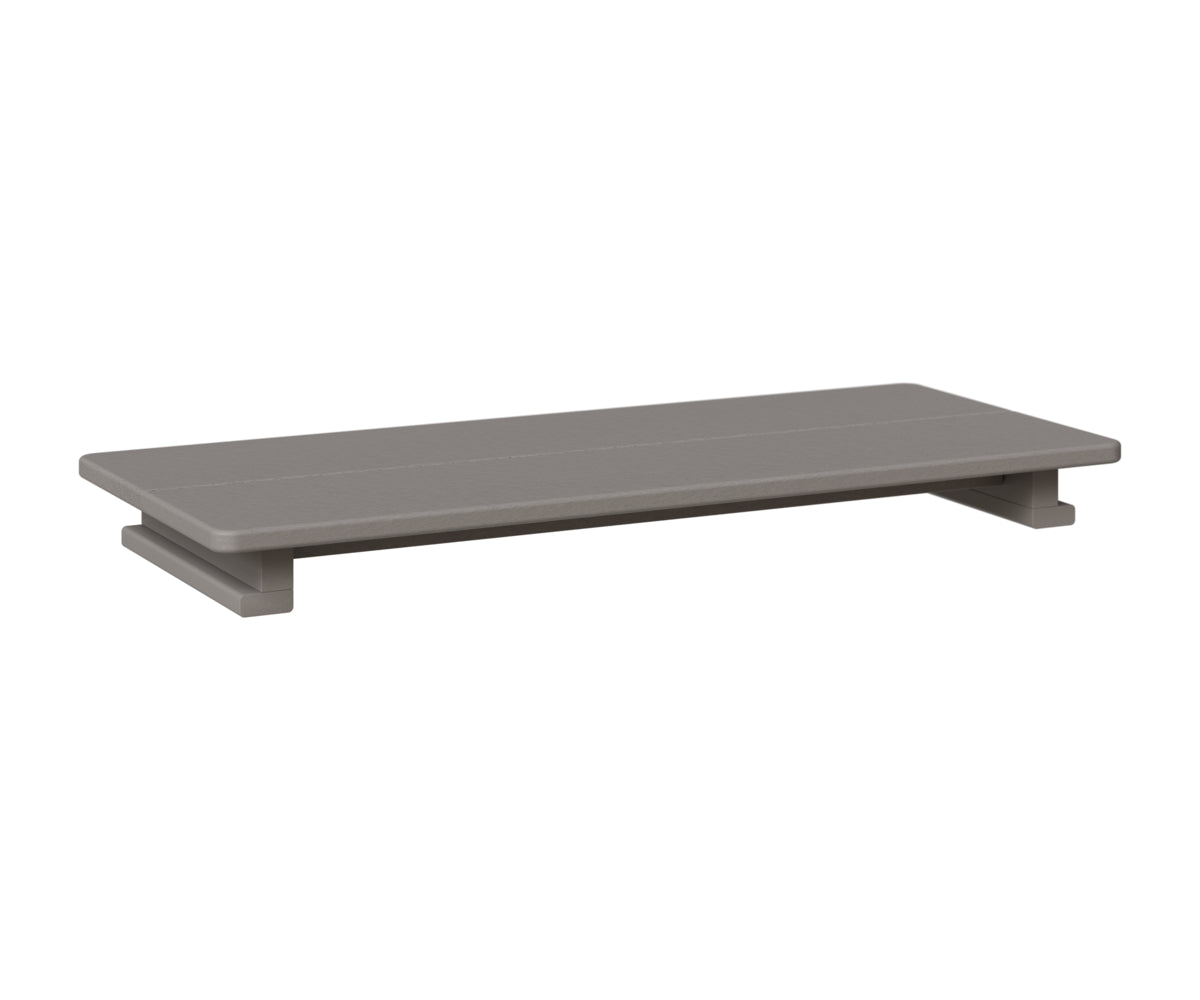 Berlin Gardens HDPE Adirondack Food Tray in Light Gray