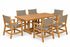 Berlin Gardens Mayhew Sling 44" x 72" Dining Set for 6