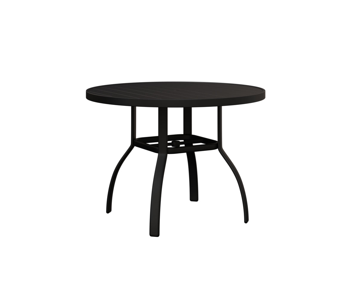 Berlin Gardens Murphy 42" Round Table in Black