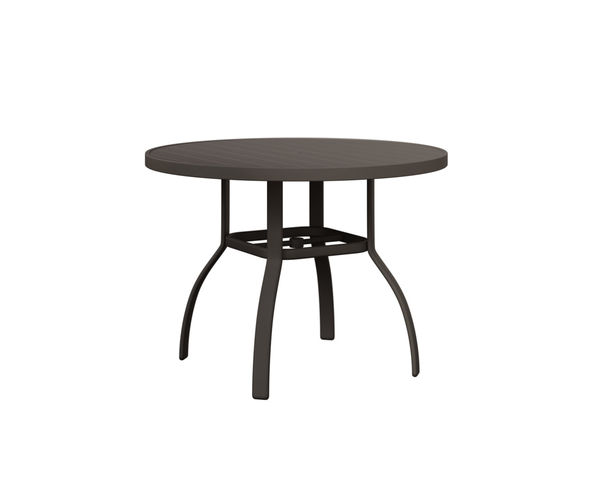 Berlin Gardens Murphy 42" Round Table in Graphite