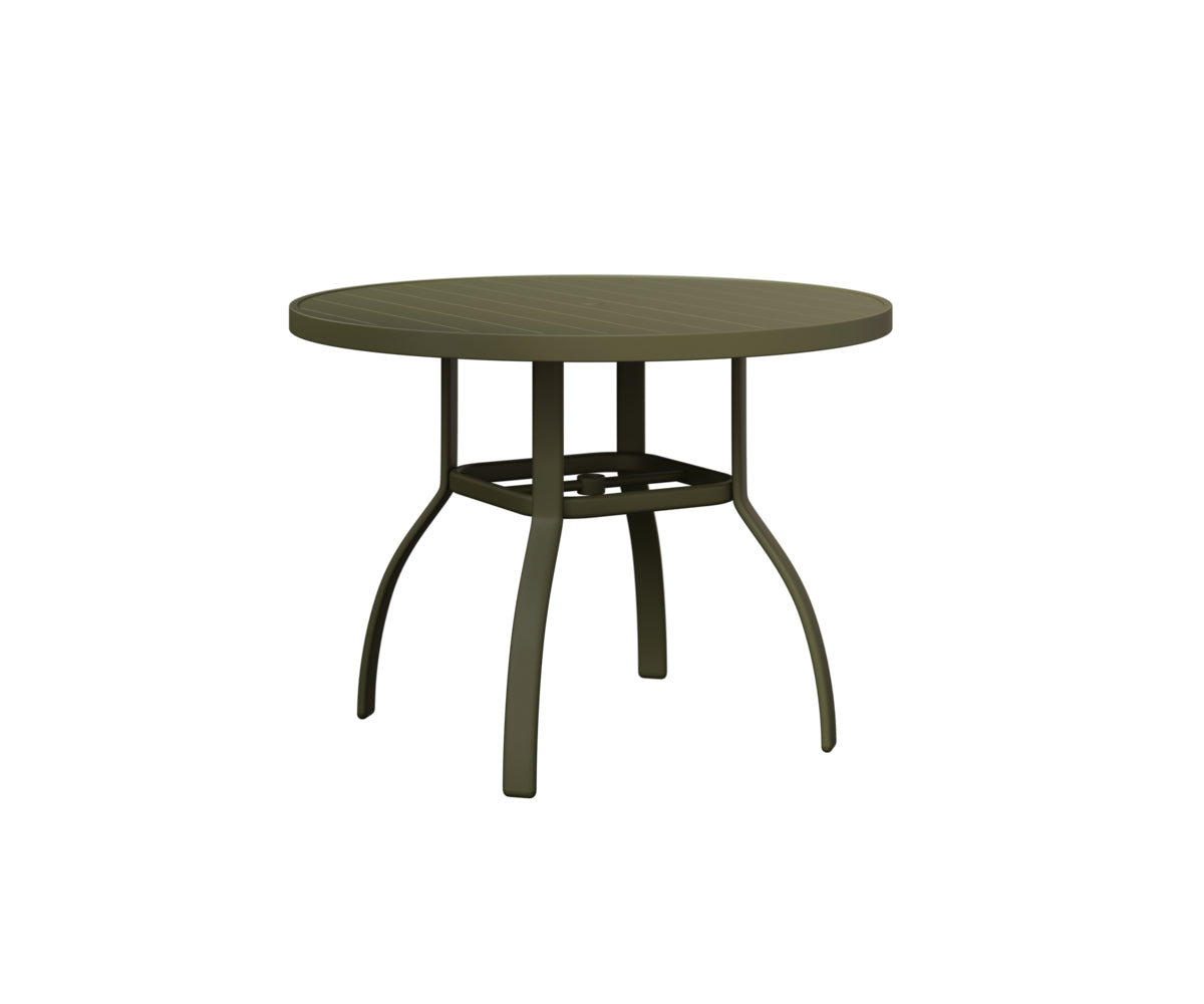 Berlin Gardens Murphy 42" Round Table in Green Sage