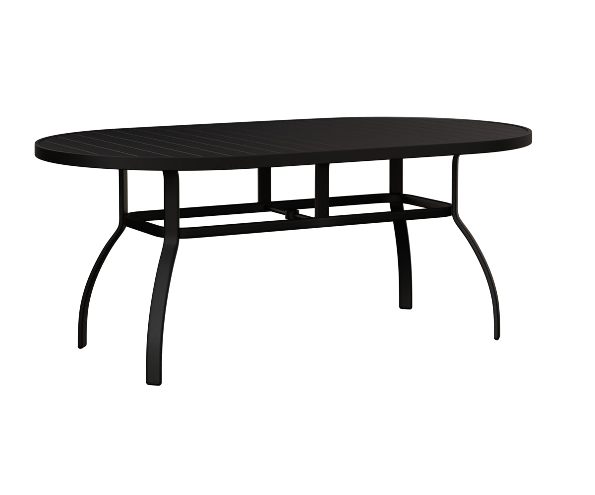 Berlin Gardens Murphy 42x76 Oblong Table in Black