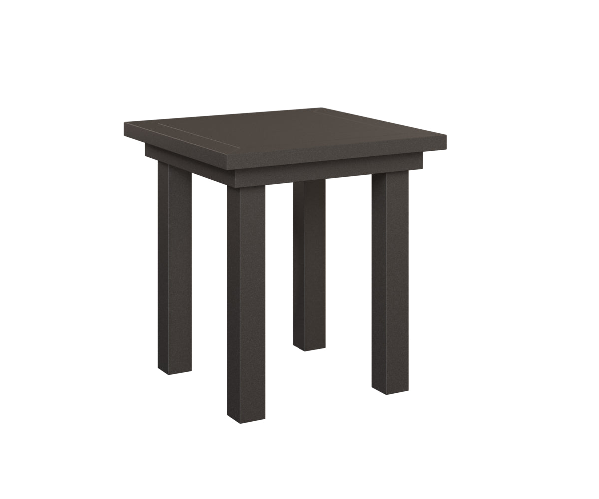Berlin Gardens Vida End Table in Granite Speckle