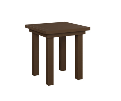 Berlin Gardens Vida End Table in Mesquite Wood Vein