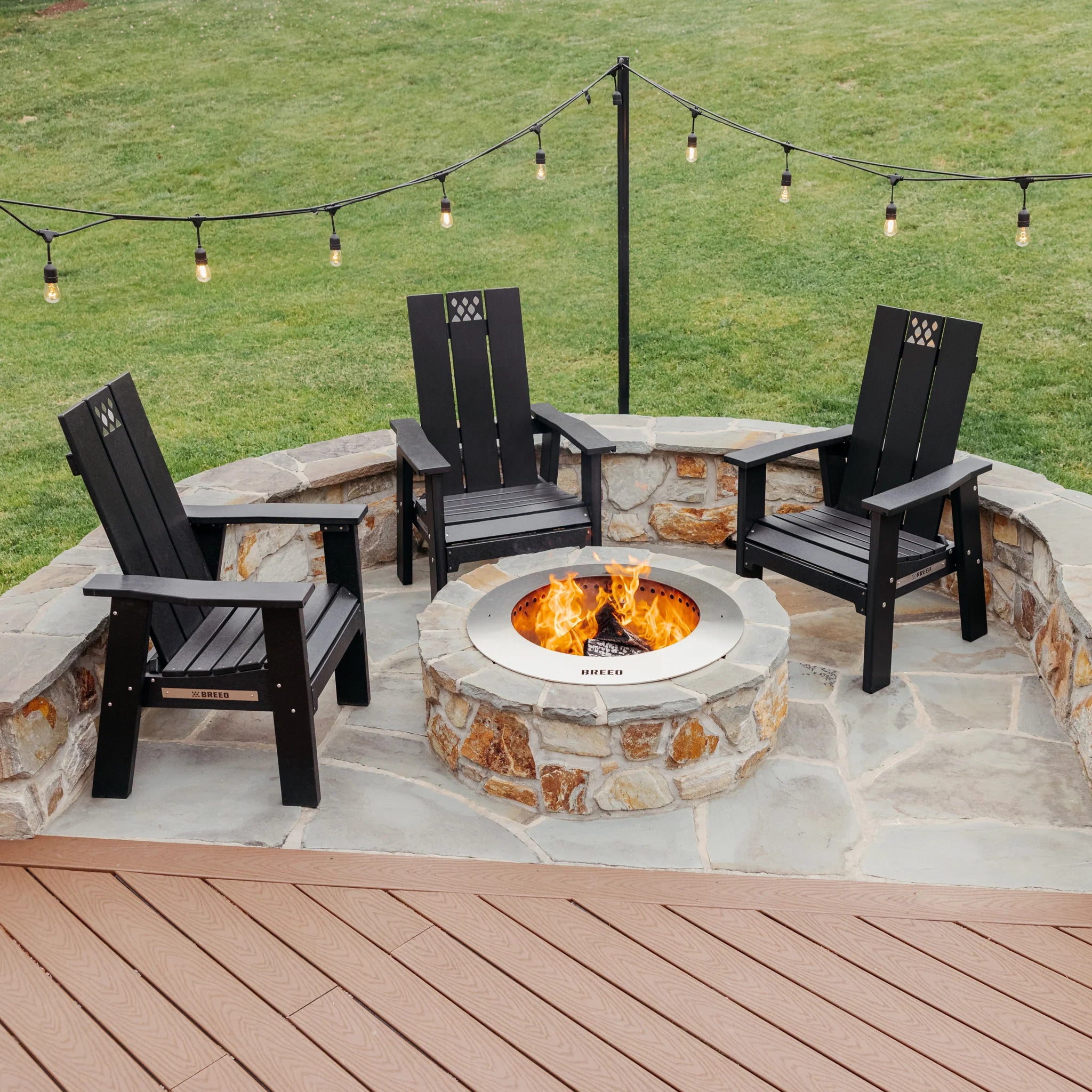 Breeo Zentro Smokeless Fire Pit with Lid