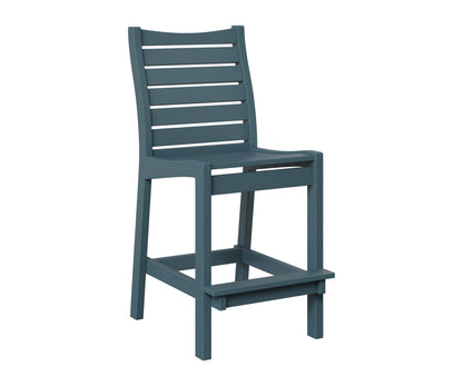 Berlin Gardens Bristol Bar Chair in Slate