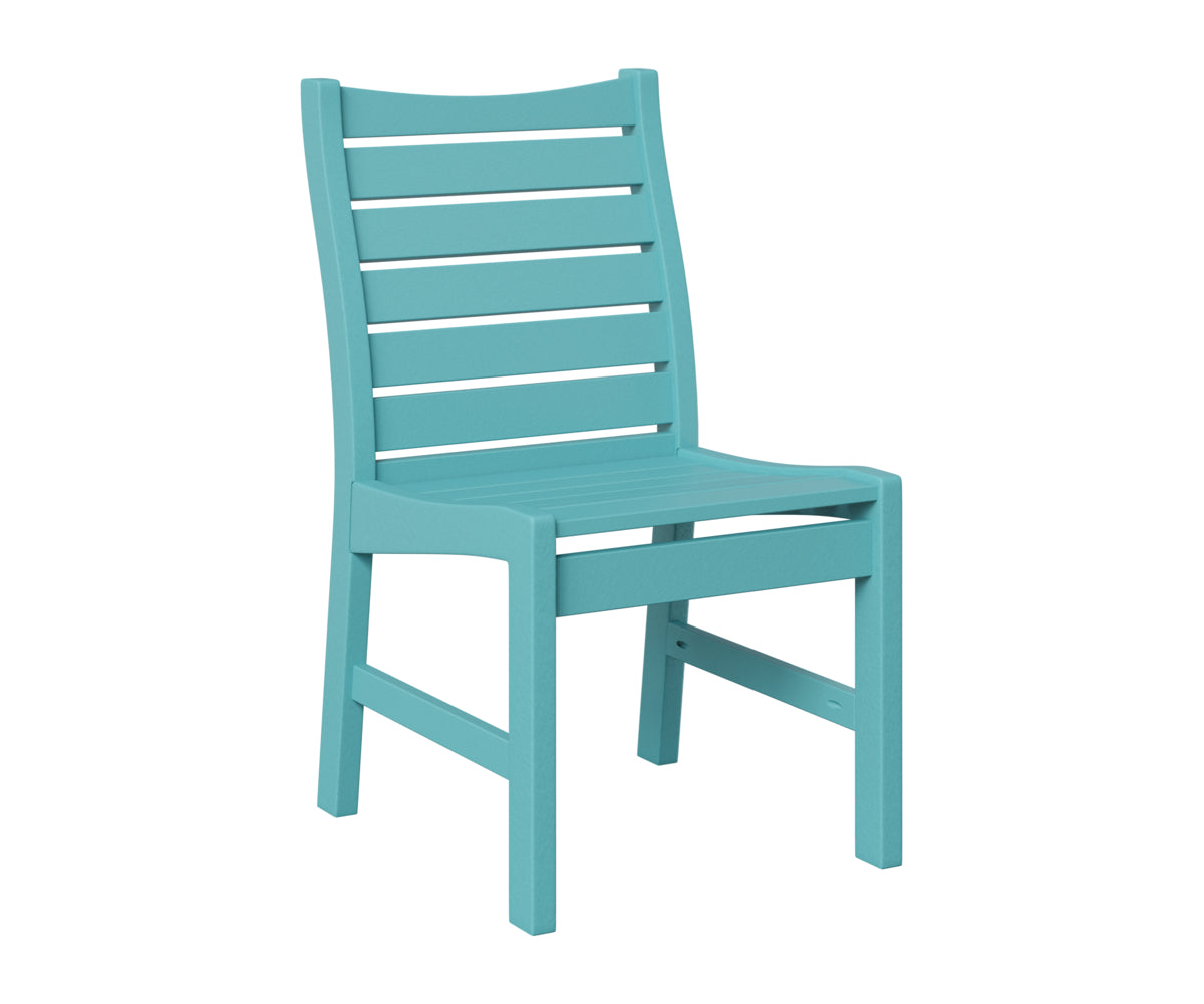Berlin Gardens Bristol Dining Chair in Aruba Blue