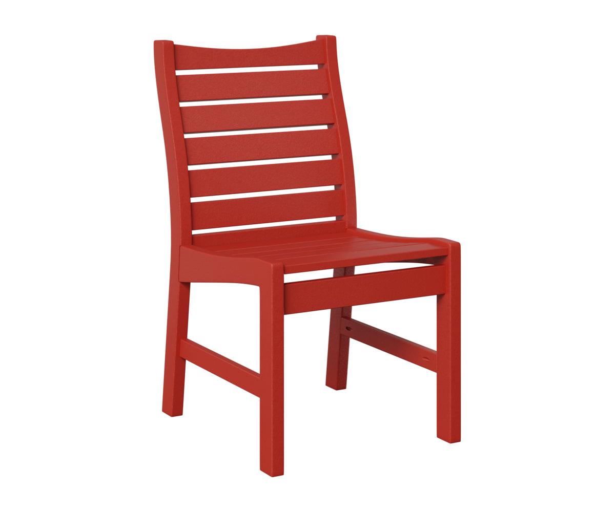 Berlin Gardens Bristol Dining Chair in Scarlet Red