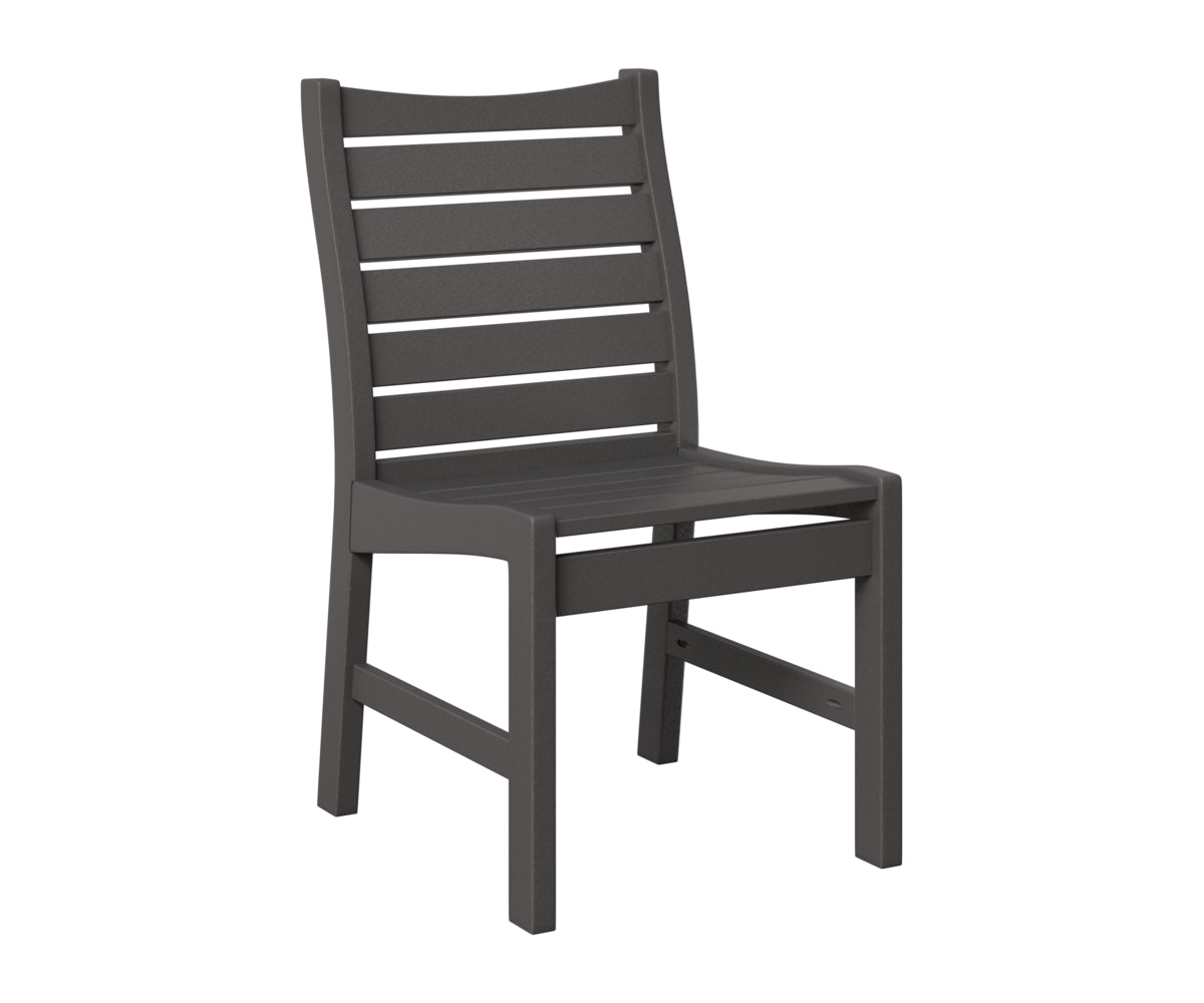 Berlin Gardens Bristol Dining Chair in Smoke Gray