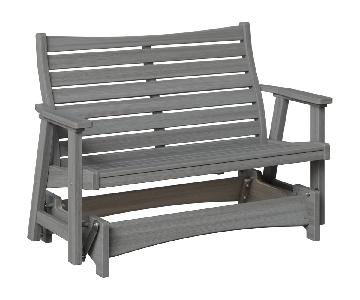 Berlin Gardens Bristol Double Glider in Driftwood Gray