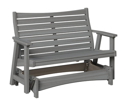 Berlin Gardens Bristol Double Glider in Driftwood Gray