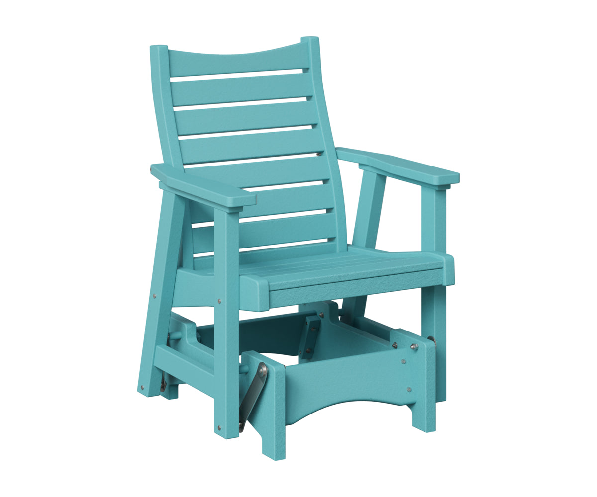 Berlin Gardens Bristol Single Glider in Aruba Blue